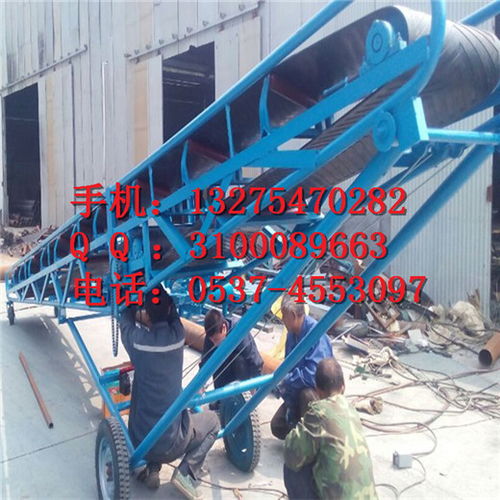 可调节装卸皮带输送机 铝合金小型传送机，高效灵活的金属带装卸解决方案